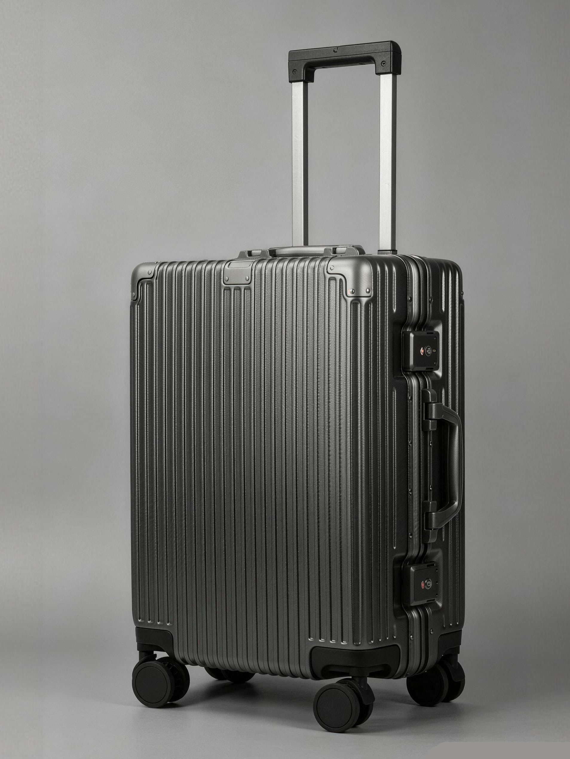 5-piece PC aluminum frame luggage set 1391