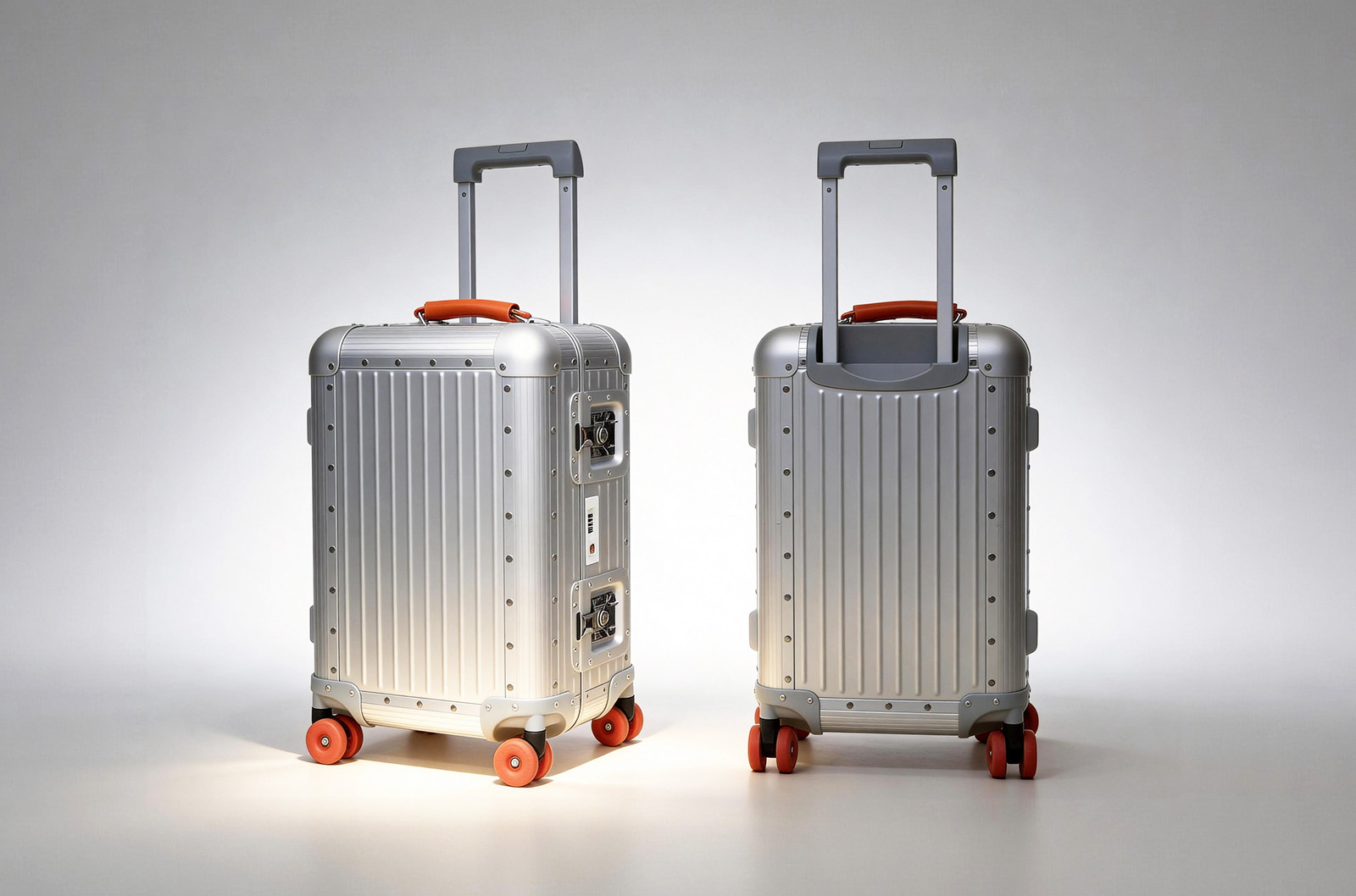 Aluminum-magnesium luggage
