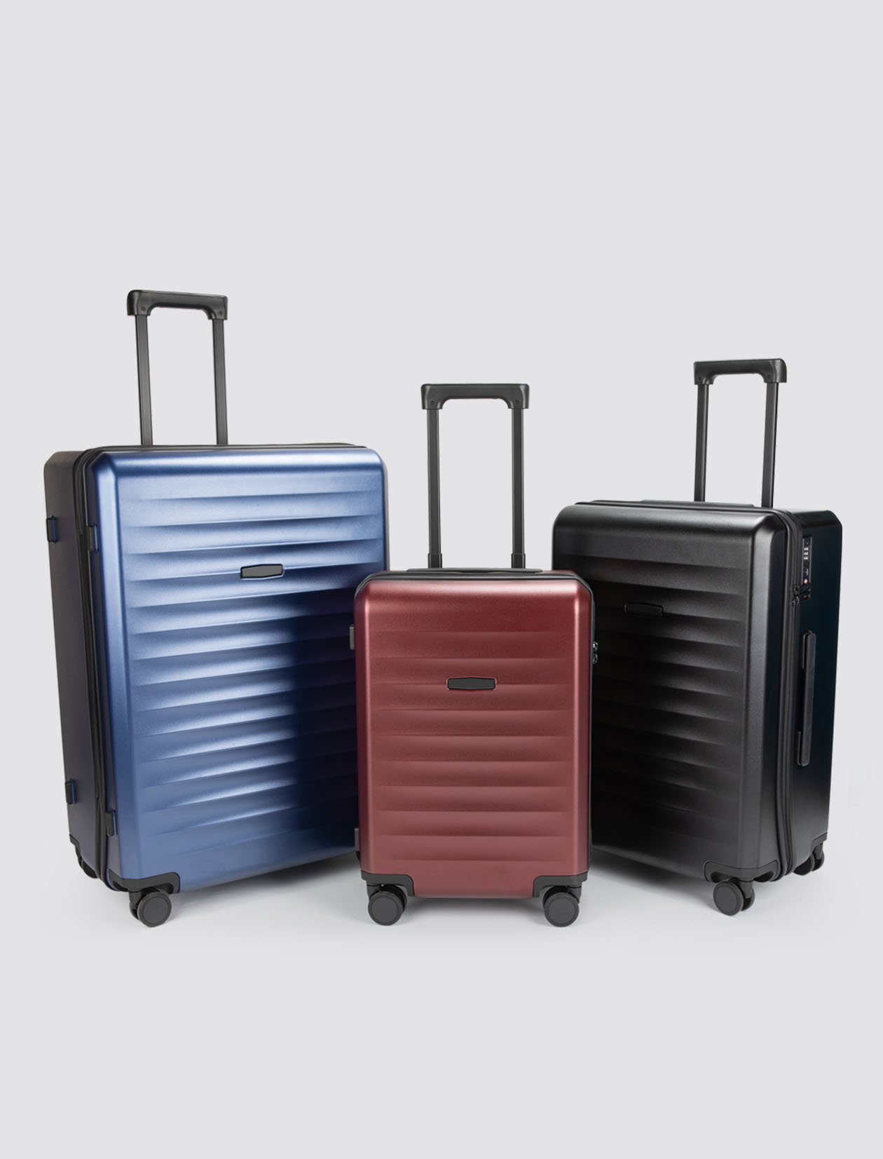 Innovative 37 Golden Ratio Split Full PC Shell Enhanced Capacity & Organization Durable Asymmetric Compartments Travel Luggage-Exterior Features-1