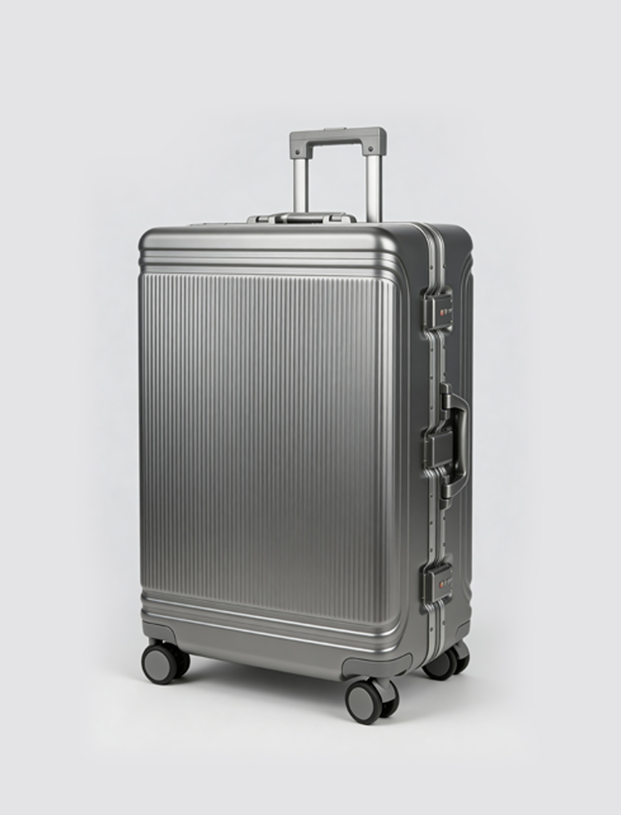 Travel Custom logo 20222426 Inches Large Luggage Durable Made Narrow Aluminum Frame PC Rod Frame Luxury Suitcase TSA Luggage-Exterior Features-1