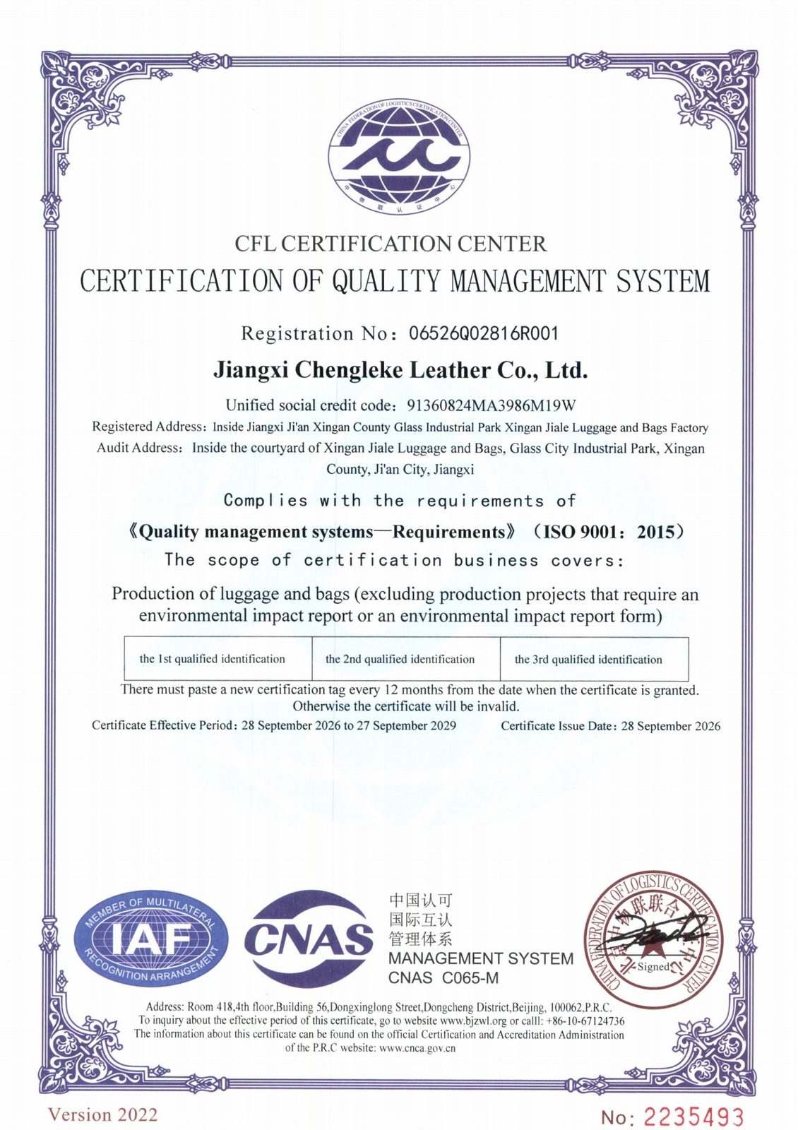 ISO 9001:2015 &mdash; Quality Management &mdash; ISO 9001:2015